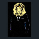 Póster Sr. LionHearcess Pop Art<br><div class="desc">Sr. LionHearcess Pop Art Poster</div>