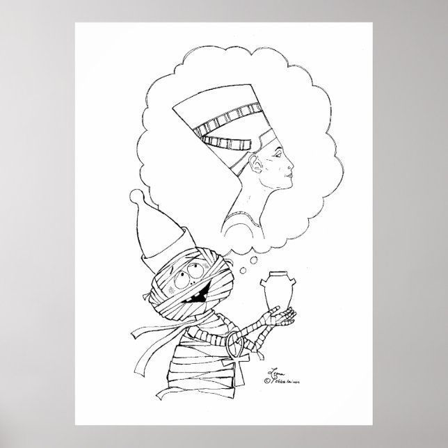 Póster Sr. Mummhicin Love (Frente)