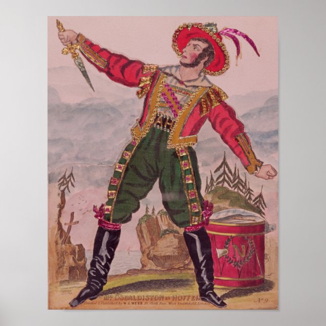 Póster Sr. Osbaldiston como Andreas Hofer (Frente)