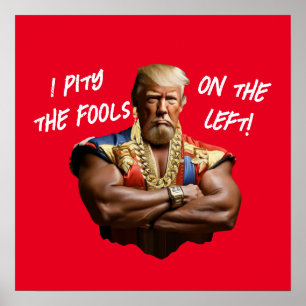 Poster Sr. Trump - Tenho pena dos tolos da esquerda!