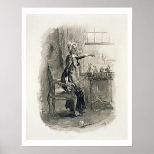 Poster Sra. Betsy Trotwood, 'de Charles Dickens: Um Gossi
