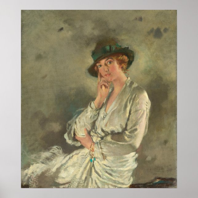 Poster Sra. Carescadas - Sir William Orpen Fine Art Poste (Frente)