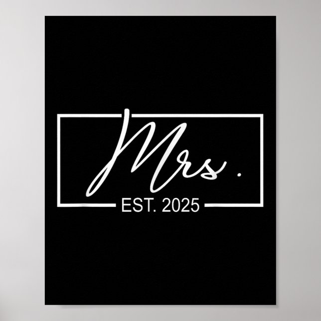 Poster Sra. Est. Mulher Recem casados 2025, Sr. &amp; (Frente)