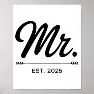 Poster Sra. Est. recem casados 2025 Sr. E M