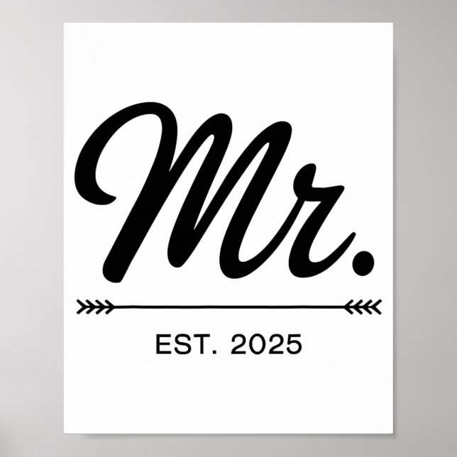 Poster Sra. Est. recem casados 2025 Sr. E M (Frente)