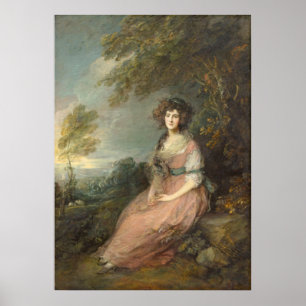 Póster Sra. Richard Brinsley Sheridan, 1785 - 87