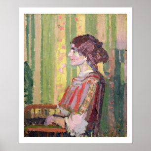 Póster Sra. Robert Bevan, c.1913 (óleo em canvas)