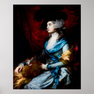 Poster Sra. Siddons por Thomas Gainsborough