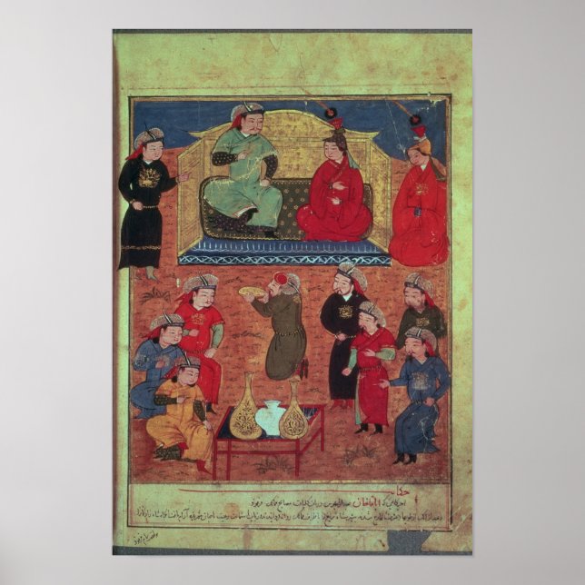 Póster Sra. Supp. Pers. Arghan Khan com dois de seus (Frente)