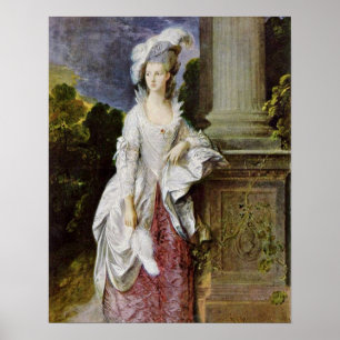 Póster Sra. Thomas Graham por Thomas Gainsborough