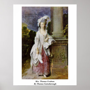 Póster Sra. Thomas Graham Thomas Gainsborough