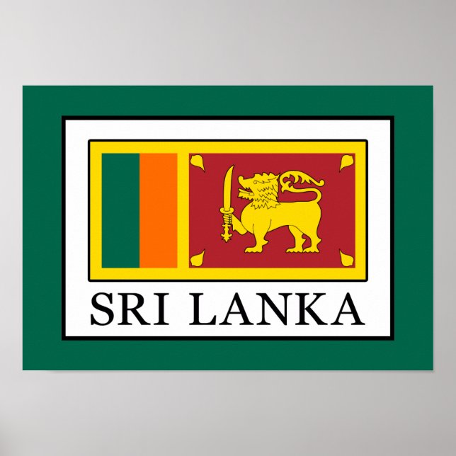 Póster Sri Lanka (Frente)