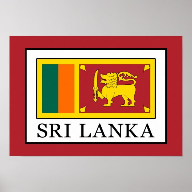 Póster Sri Lanka (Frente)