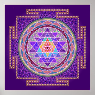 Póster Sri Yantra