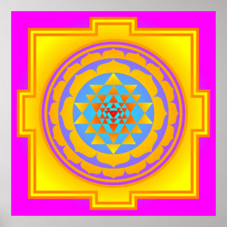 Póster Sri Yantra