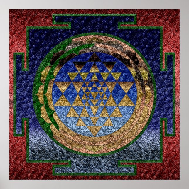 Póster Sri Yantra SY-2 (Frente)