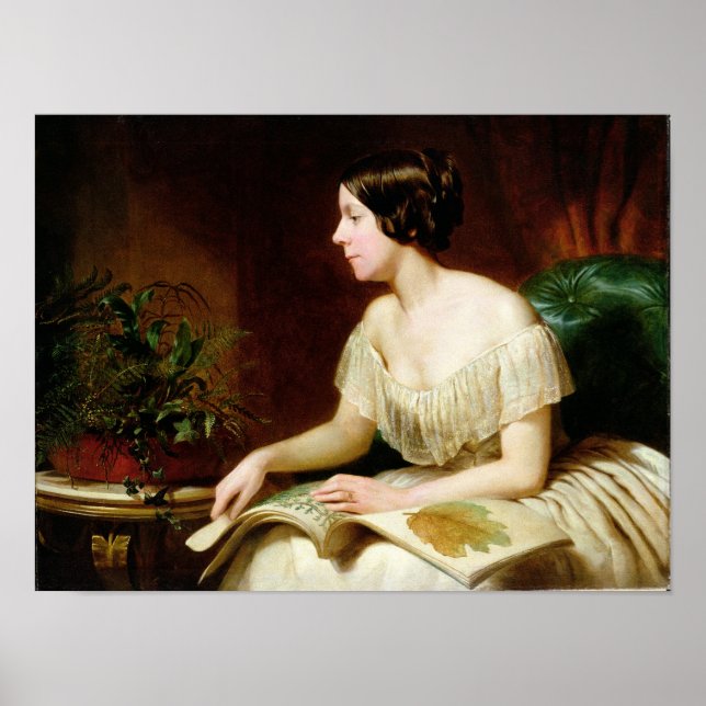 Póster Srta. Anne Pratt, a famosa botânica (Frente)