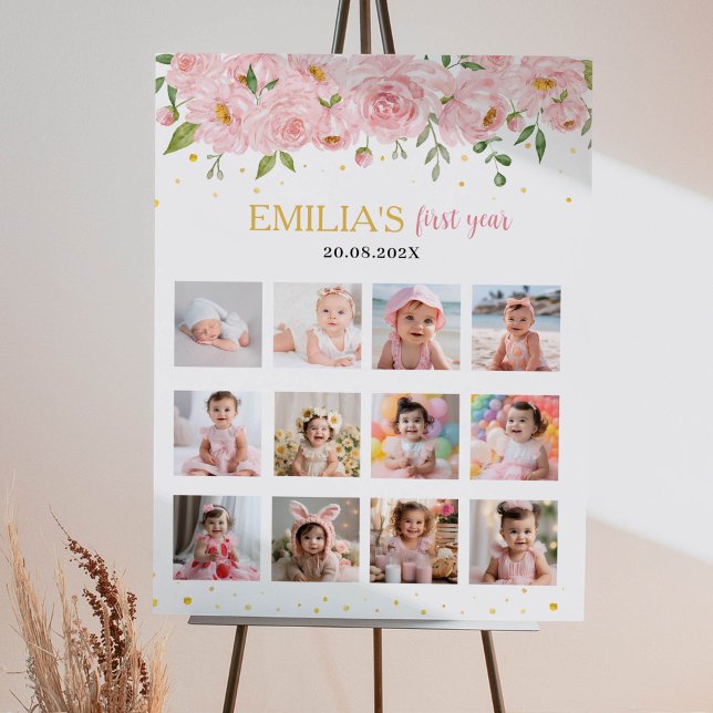 Poster Srta. Onemagistrale Birthday 12 Foto Milestone Pos (Criador carregado)