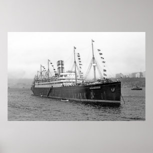 Póster SS Nieuw Amsterdão