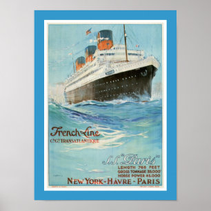 Póster ss Paris - a linha francesa