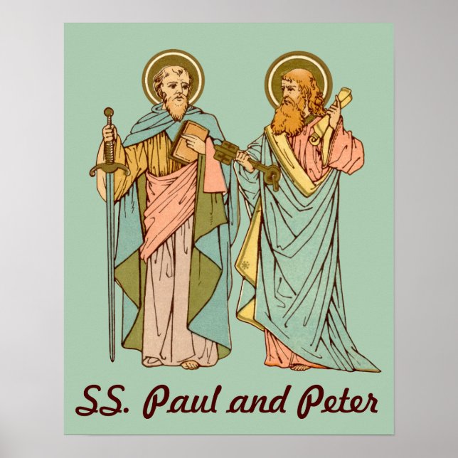 Poster SS. Paul e Peter, Apóstolos (RLS 13 e 14) (Frente)