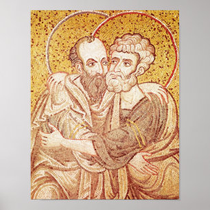 Póster SS. Peter e Paul Embracing