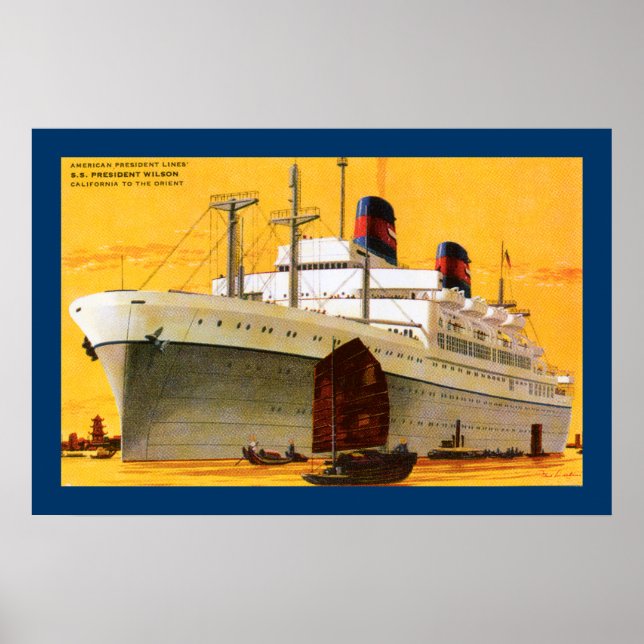 Poster ss Presidente Wilson (Frente)