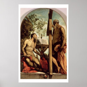 Poster St. Andrew and St. Jerome