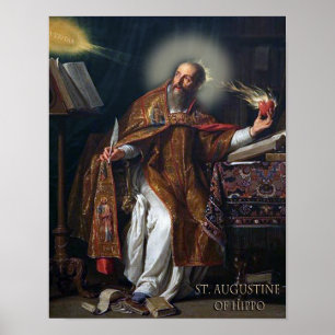 POSTER ST AUGUSTINE DO HIPOPÓTAMO