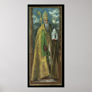 Poster St Augustine do hipopótamo 1590