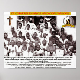 PÓSTER ST CHARLES LWANGA E AMIGOS