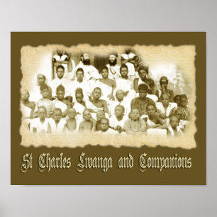 PÓSTER ST CHARLES LWANGA E COMPANHEIROS