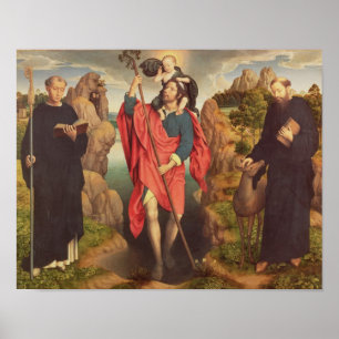 Poster St Christopher, 1484