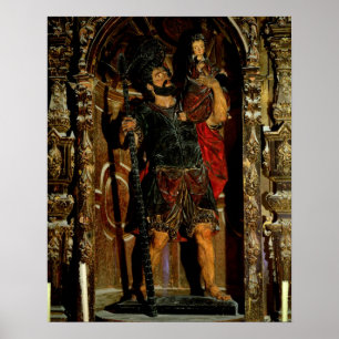 Póster St Christopher, 1597