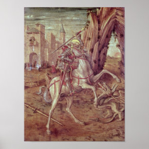 Póster St George e o dragão