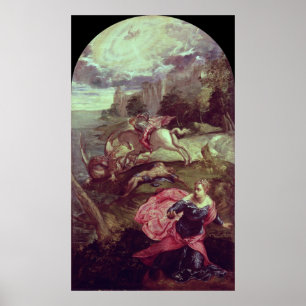 Póster St George e o dragão