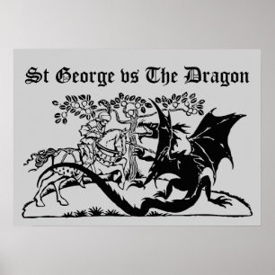 Póster St George & o dragão