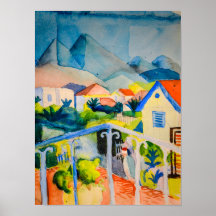 St Germain perto de Tunis | Auguste Macke |