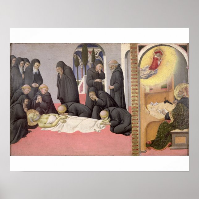 Poster St. Jerome appearing to St. Cyril of Jerusalem, 14 (Frente)