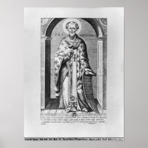 Poster St John Chrysostome, século XVII