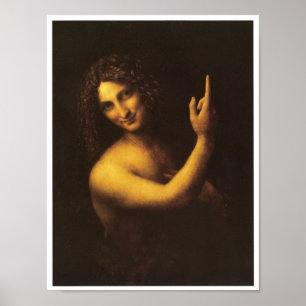 Póster St John o baptista, Leonardo da Vinci, 1509