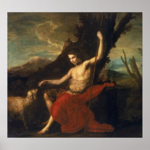 Póster St John o baptista na região selvagem