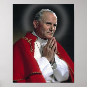 PÓSTER ST JOHN PAUL NA ORAÇÃO