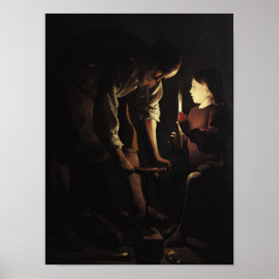 Poster St Joseph, carpinteiro, c.1640