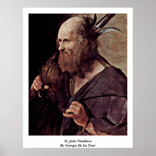 Póster St. Jude Thaddeus por Georges de La Tour