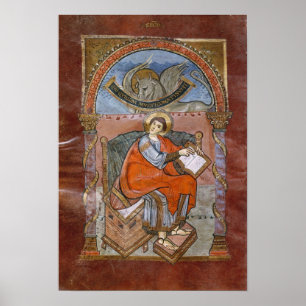 Póster St Luke, do evangelho de St. Riquier