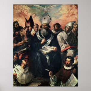 Poster St. Manjericão que dita sua doutrina