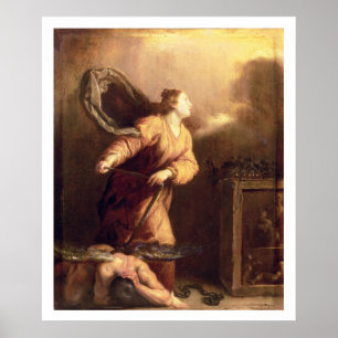 Póster St Margaret ao lado do diabo vencido (painel)
