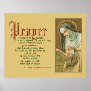 Poster St. Maria Madalena de Pazzi (JM 45)