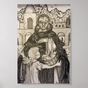Póster St Martin de Porres e criança